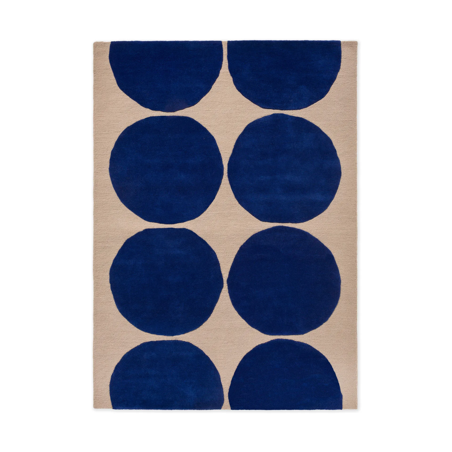 Tapete de lã Isot Kivet, Blue, 200x280 cm Marimekko
