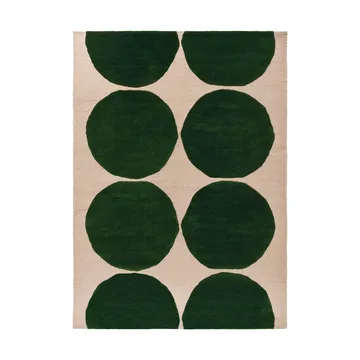 Tapete de lã Isot Kivet - Green, 200x280 cm - Marimekko
