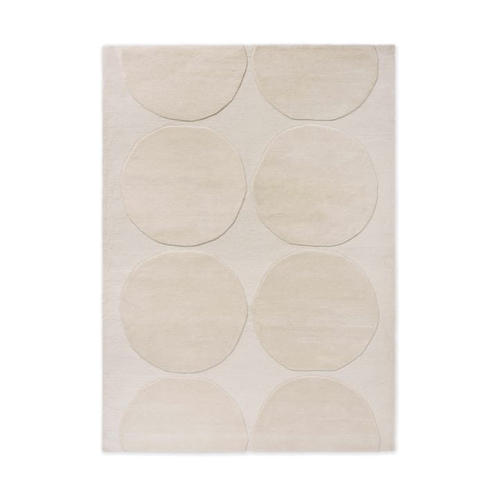 Tapete de lã Isot Kivet - Natural White, 140x200 cm - Marimekko