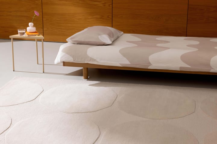 Tapete de lã Isot Kivet, Natural White, 200x280 cm Marimekko