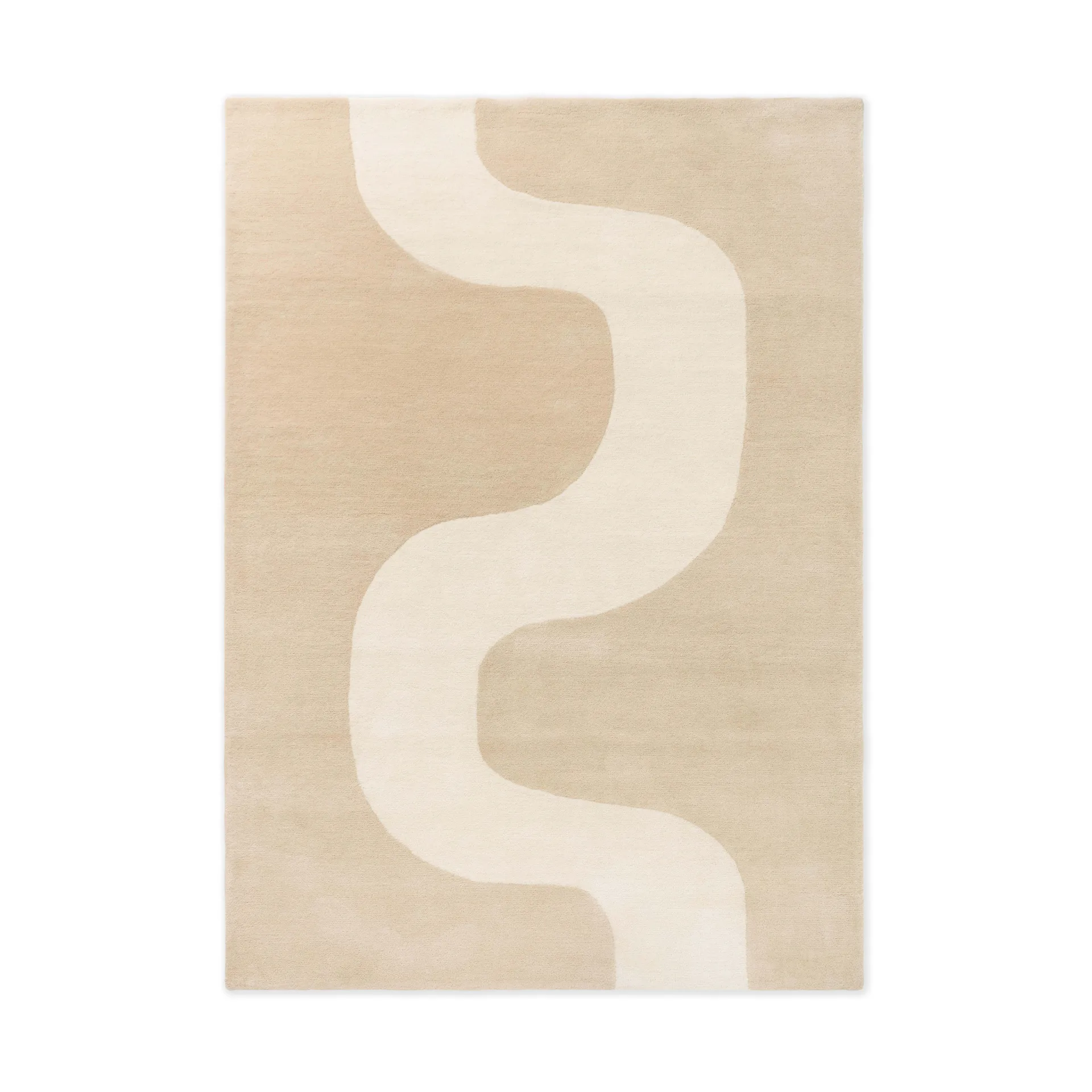 Tapete de lã Seireeni, Warm Beige, 200x280 cm Marimekko