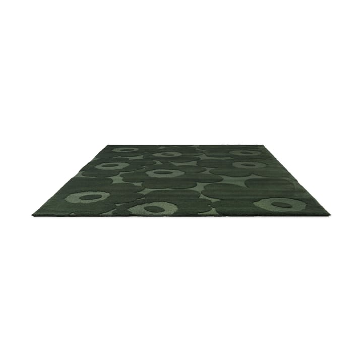 Tapete de lã Unikko, Dark Green, 170x240 cm Marimekko