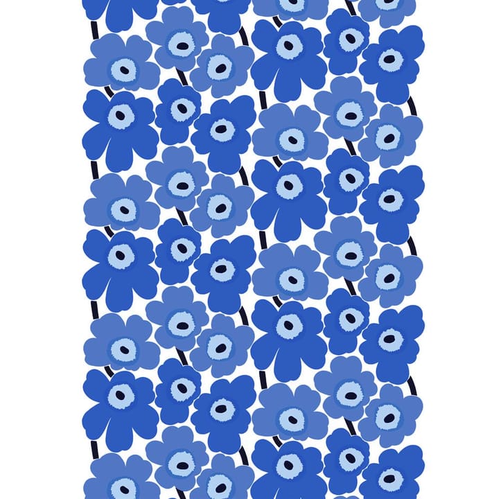 Tecido de algodão Pieni Unikko - white-blue - Marimekko