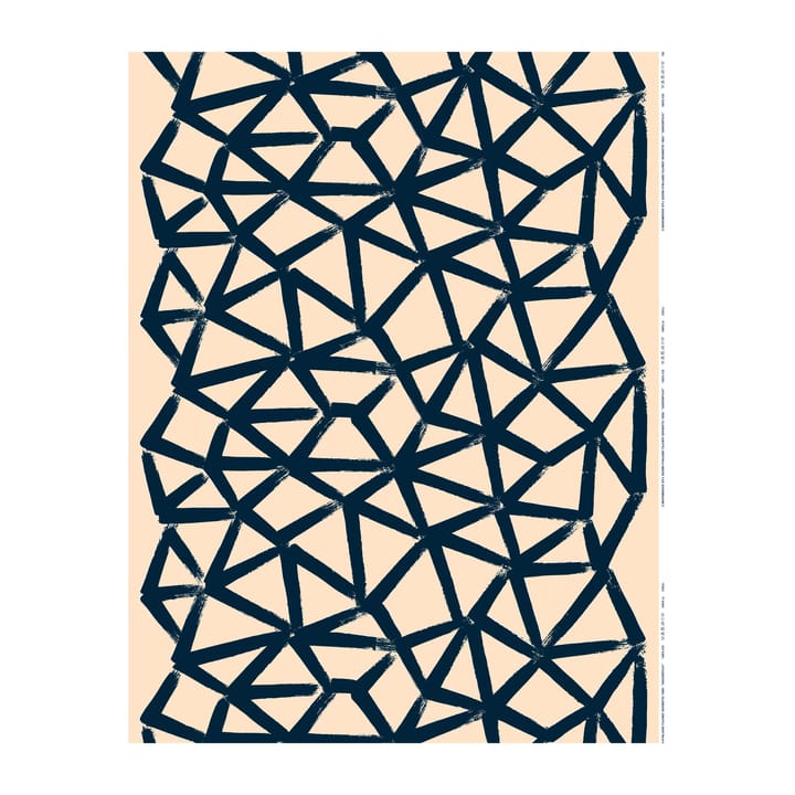 Tecido de algodão Ukkospilvi - Pêssego-azul escuro - Marimekko