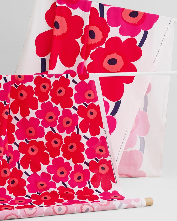 Tecido Unikko, vermelho Marimekko