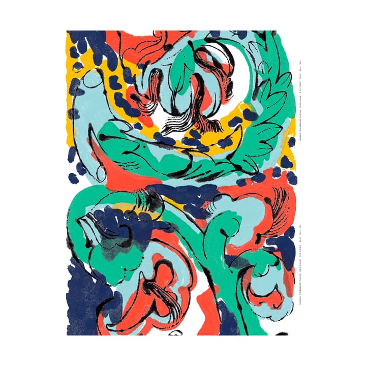 Tecido Vildstjälk - Multicolor - Marimekko