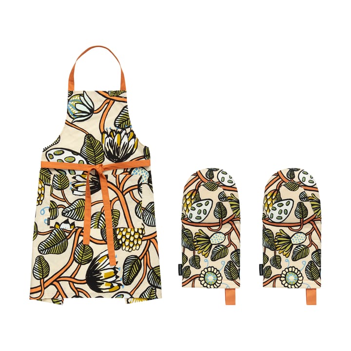 Tiara conjunto de tecido 3 peças - Bege - Marimekko