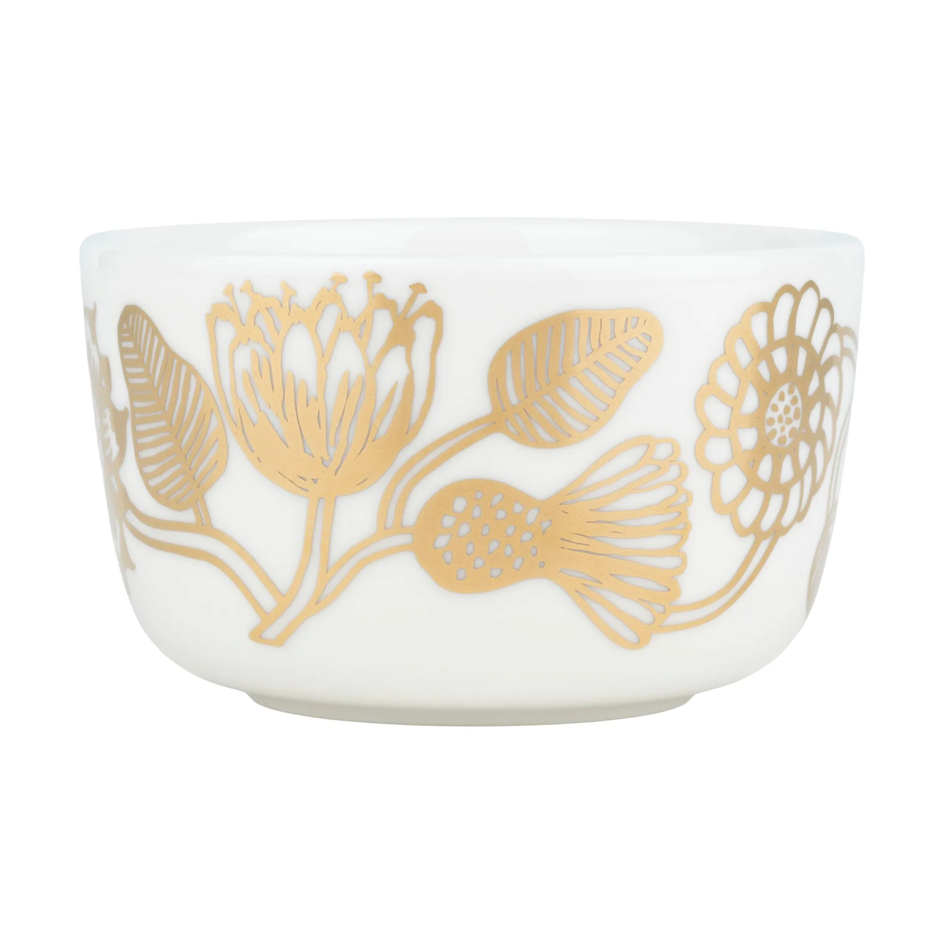 Tiara tigela 25 cl, Branco-dourado Marimekko