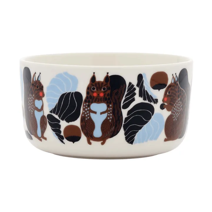 Tigela Kurre 5 dl - White-brown-black-light blue - Marimekko