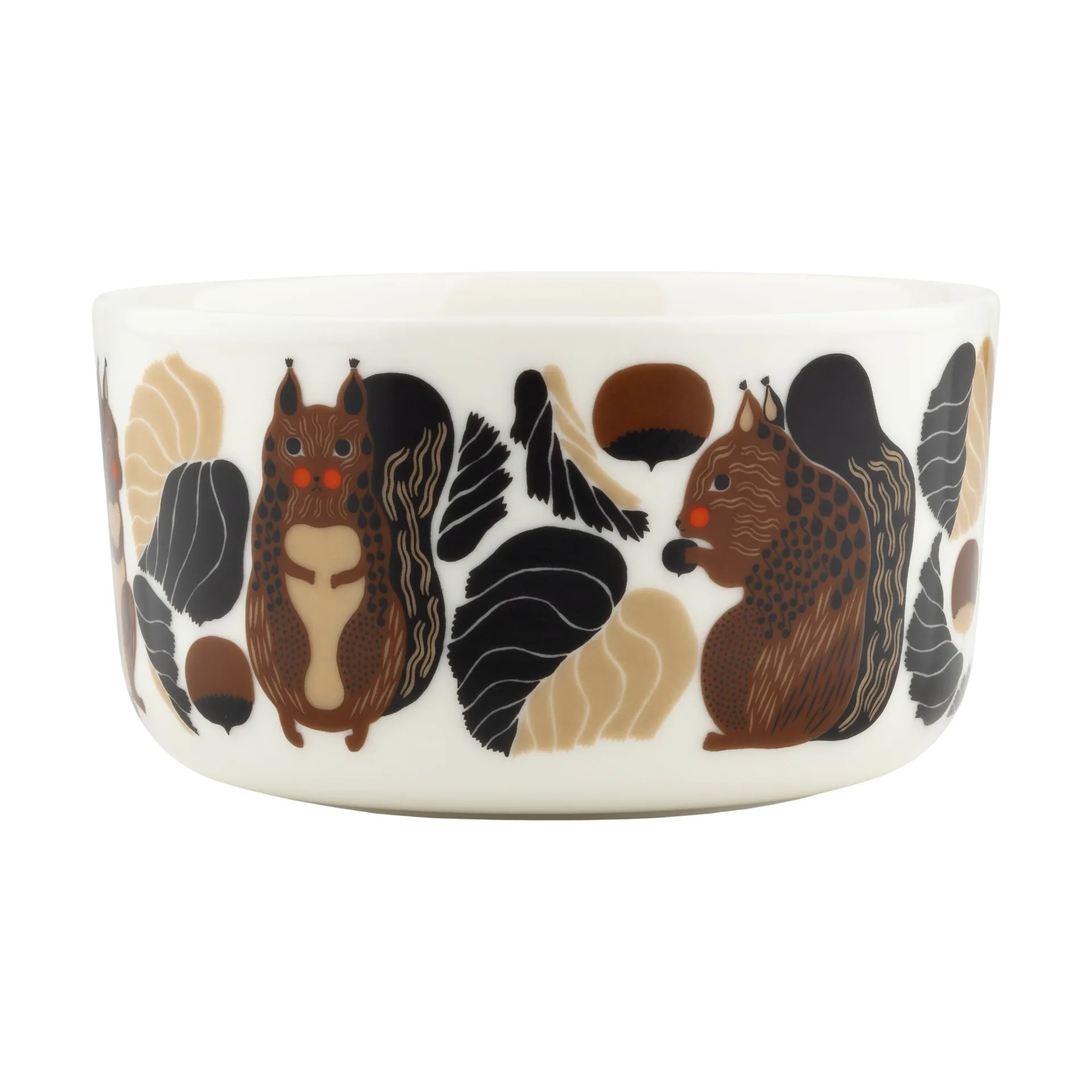 Tigela Kurre 5 dl, White-brown-green Marimekko