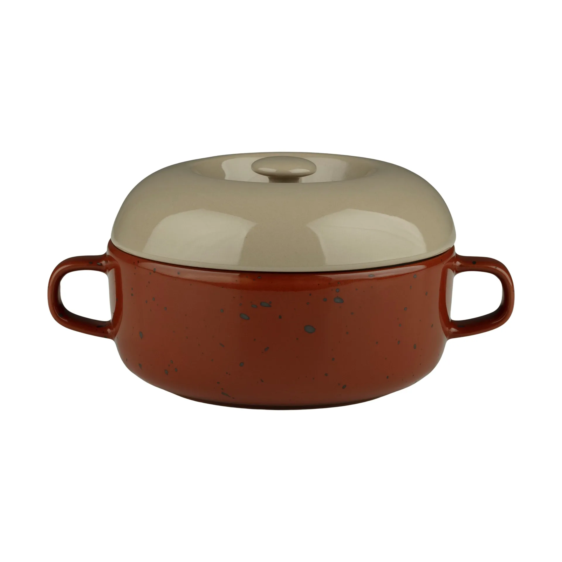 Tigela Oiva com tampa 5 dl, Terra-reddish brown Marimekko