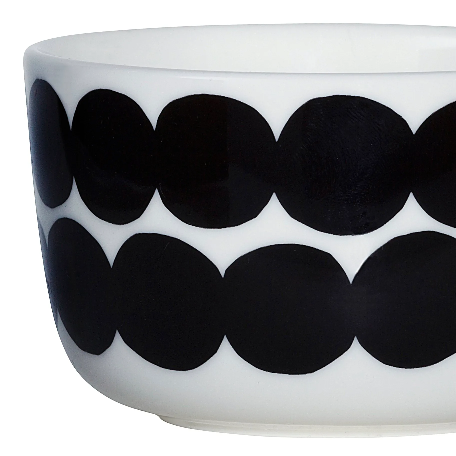 Tigela Räsymatto 2,5 dl, Preto-branco Marimekko