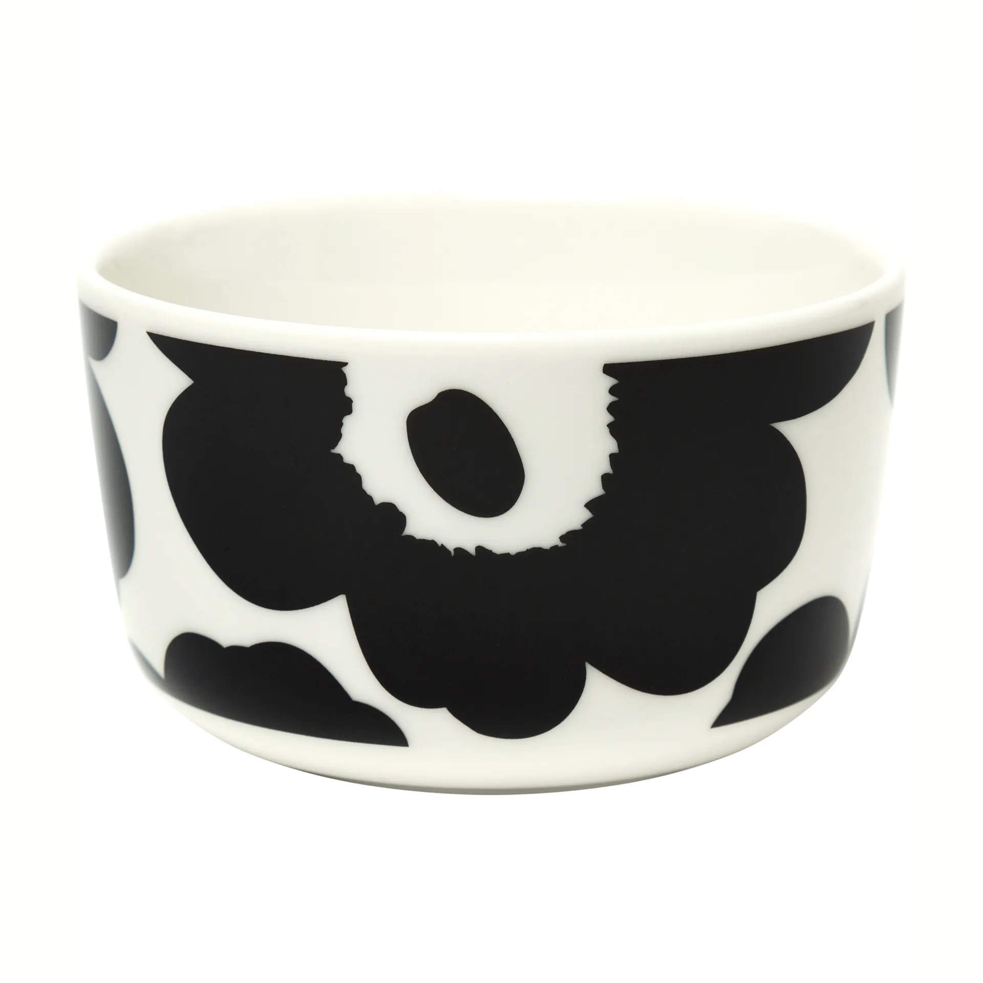 Tigela Unikko 2,5 dl, preto e branco Marimekko