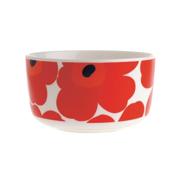 Tigela Unikko 5 dl - vermelho-branco - Marimekko