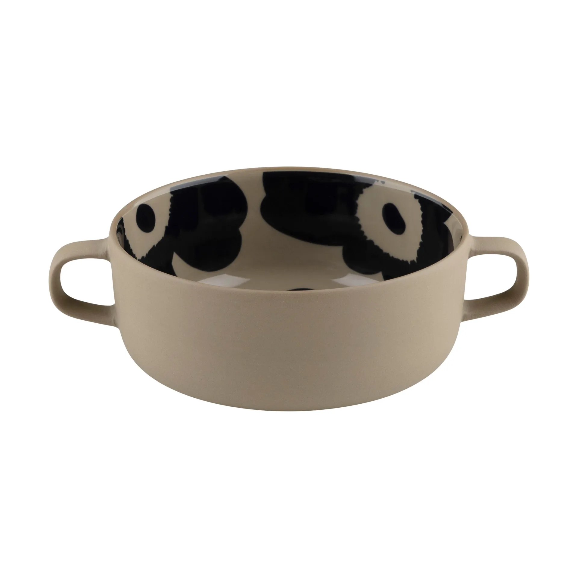 Tigela Unikko com alça 5 dl, Terra-dark blue Marimekko