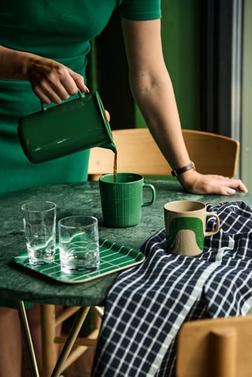 Tiiliskivi caneca 40 cl - Dark green - Marimekko