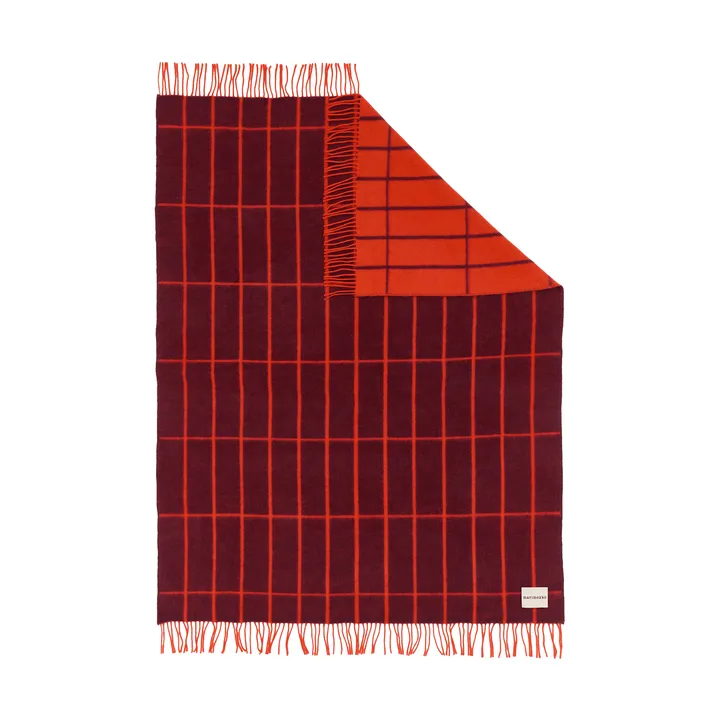 Tiiliskivi manta - Plum-laranja vermelho - Marimekko