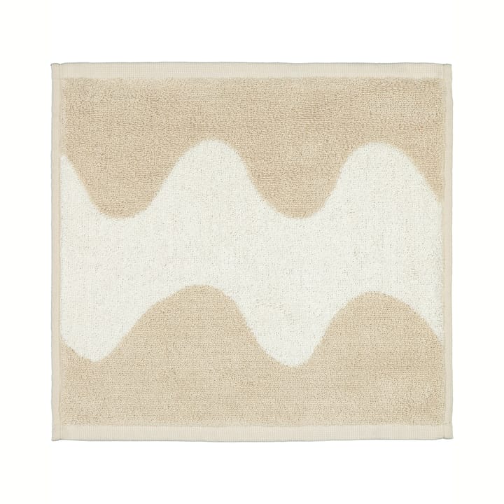 Toalha bege-branco Lokki - 30x30 cm - Marimekko