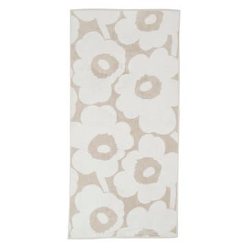 Toalha bege-branco Unikko - 70x150 cm - Marimekko