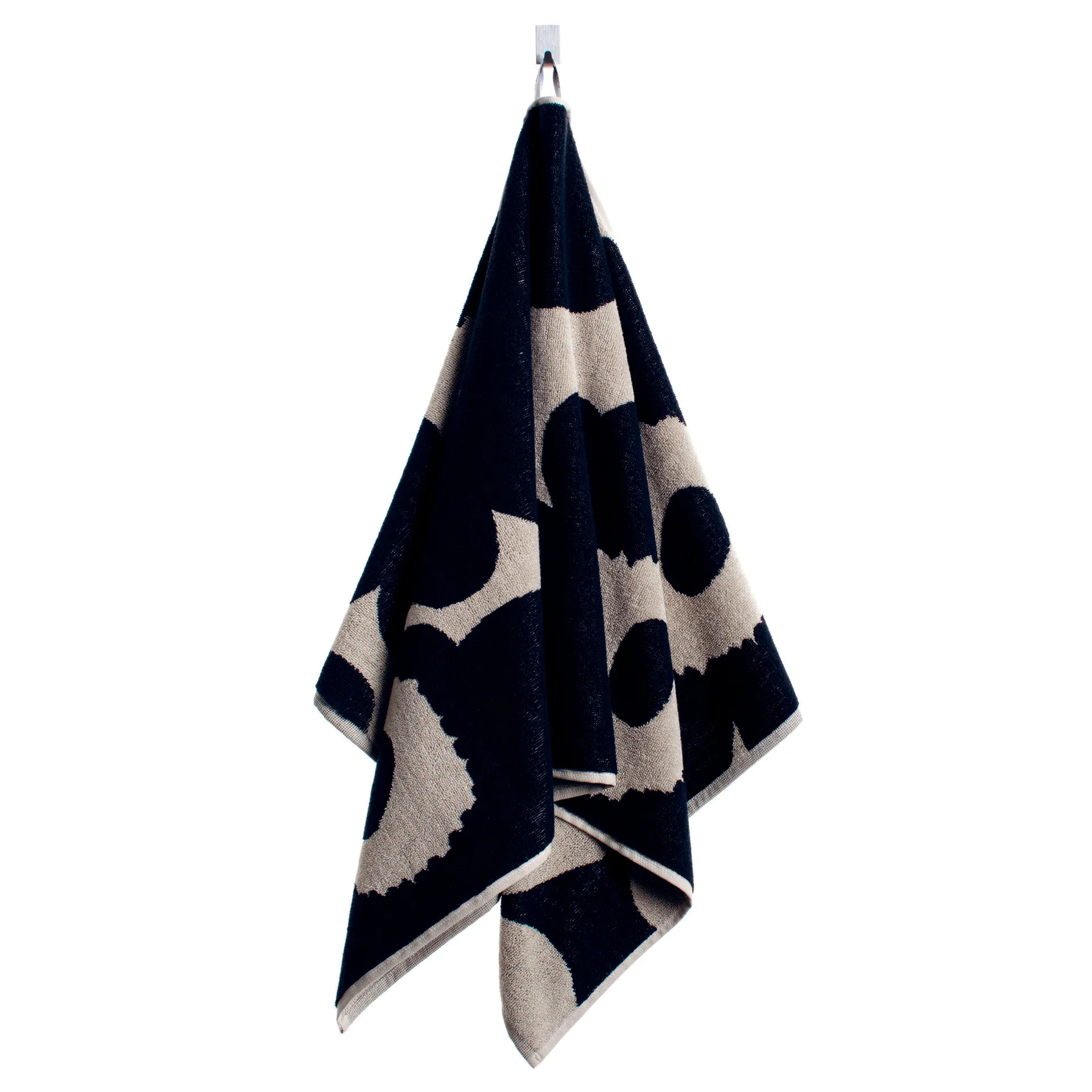 Toalha black-sand Unikko Marimekko