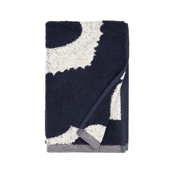 Toalha branco-azul escuro Unikko - 30x50 cm - Marimekko