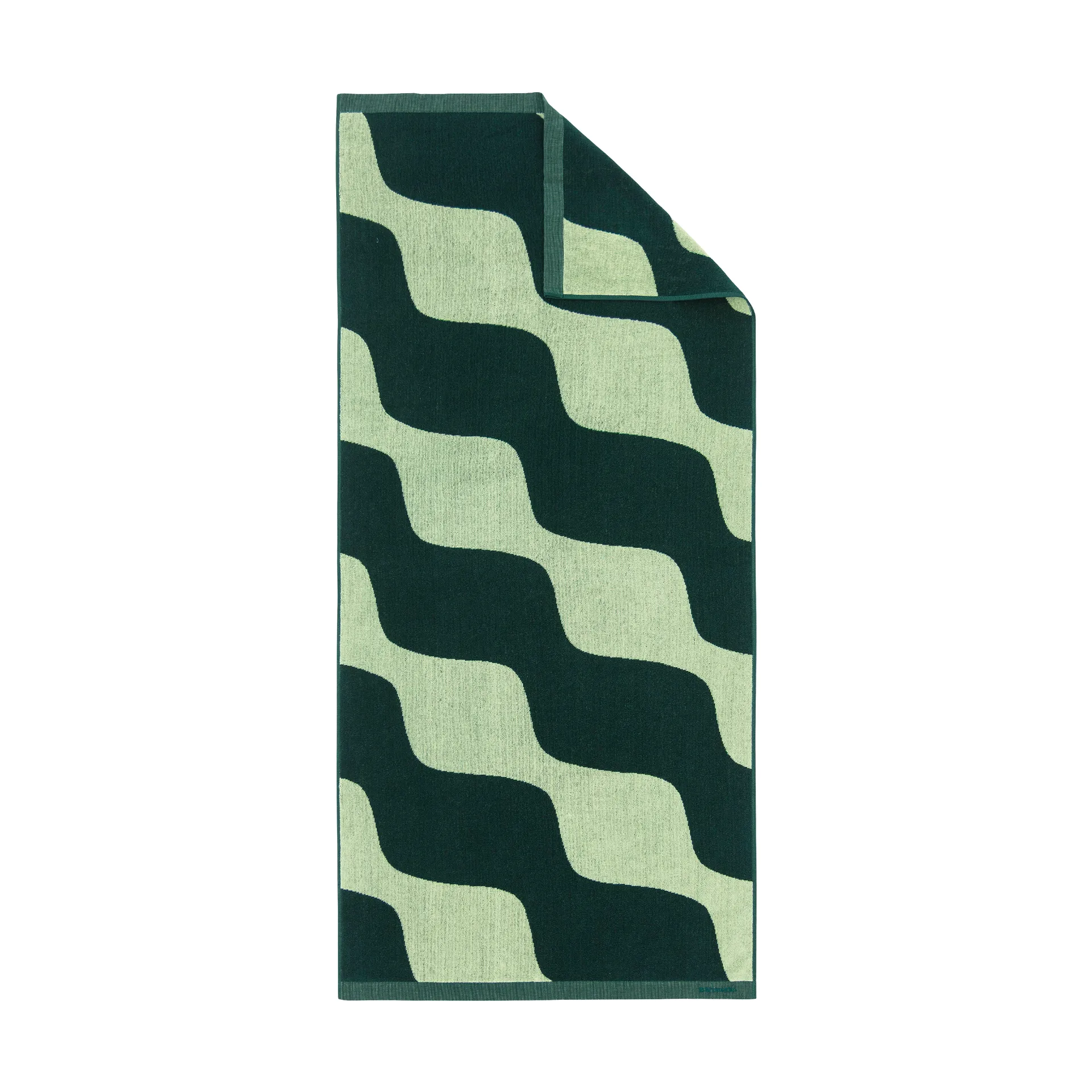 Toalha de banho Taifuuni 70x150 cm, Pera – verde escuro Marimekko