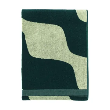 Toalha de banho Taifuuni 70x150 cm - Pera – verde escuro - Marimekko