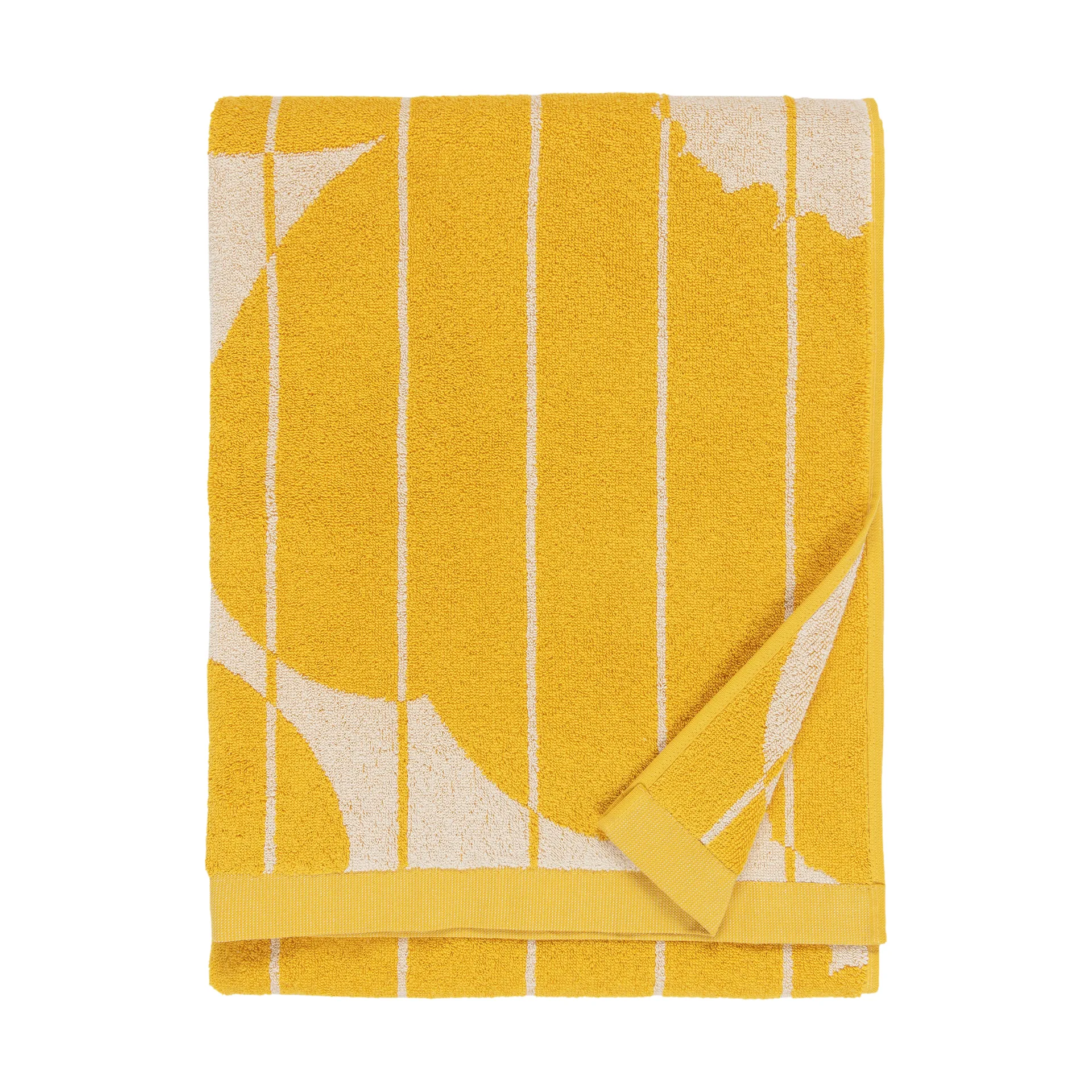 Toalha de banhoVesi Unikko 70x150 cm, Spring yellow-ecru Marimekko