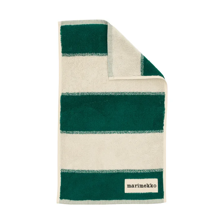 Toalha de mão Galleria - Emerald-melão - Marimekko