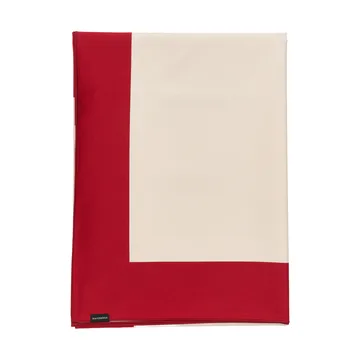 Toalha de mesa Unikko - Off white-cranberry-rose, 140x140 cm - Marimekko