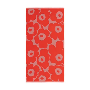 Toalha de praia Unikko 96,5x180 cm - L. blue-orange - Marimekko