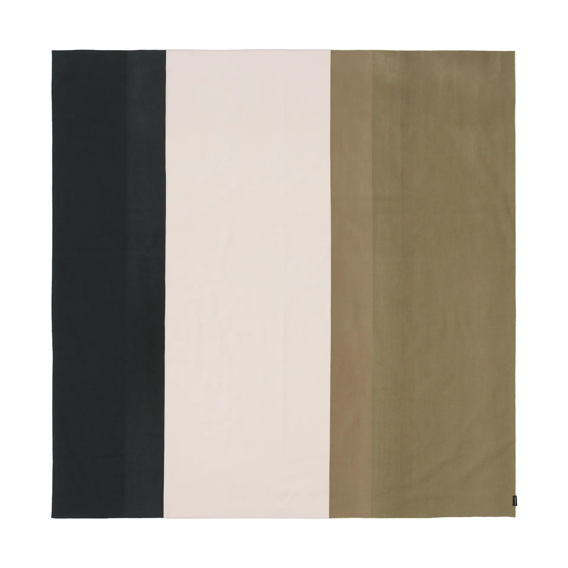 Toalha Hennika 140x140 cm, Rosa – carvão – areia Marimekko