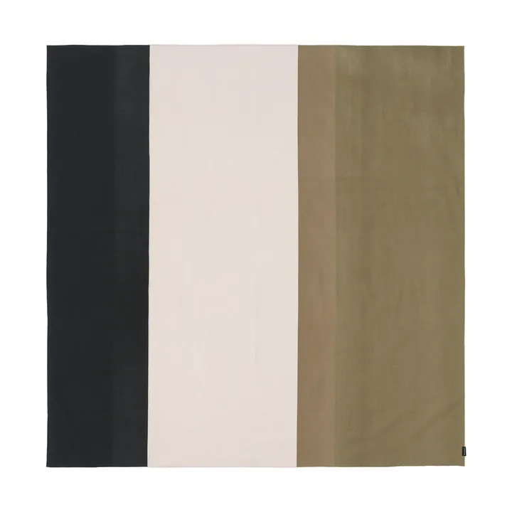 Toalha Hennika 140x140 cm - Rosa – carvão – areia - Marimekko