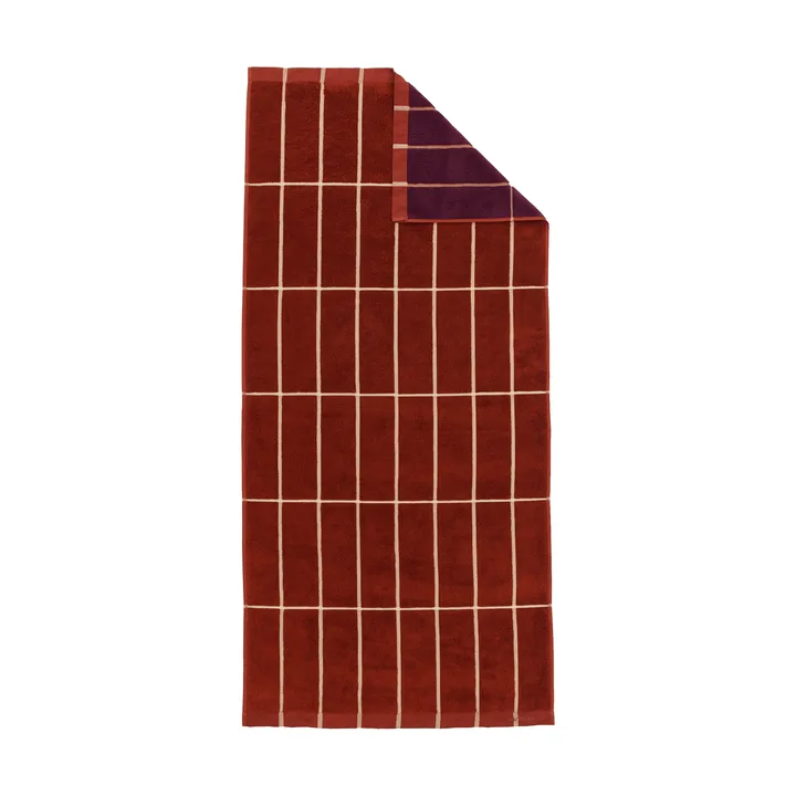 Toalha Tiiliskivi 70x150 cm - Brick-plum-hay - Marimekko