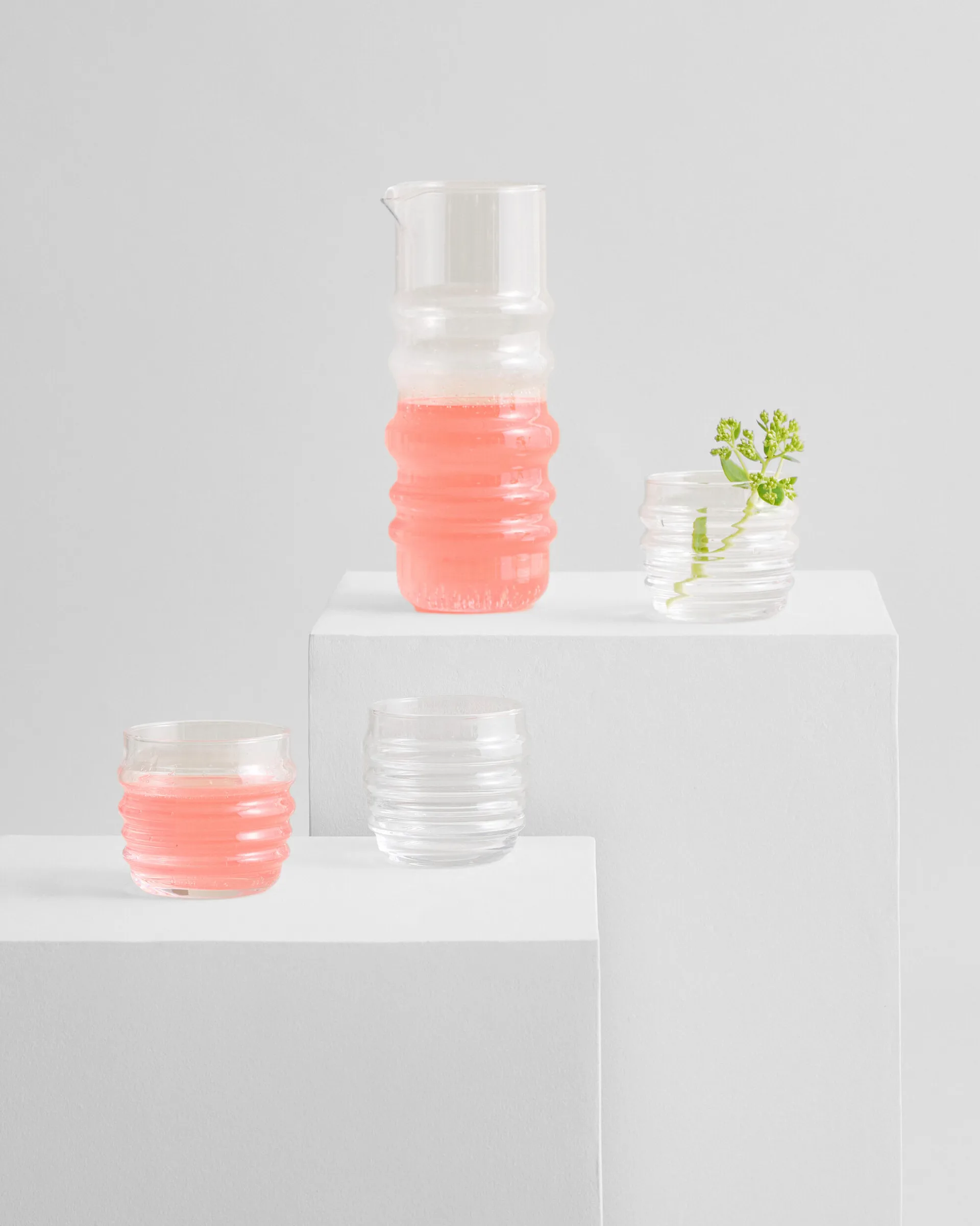 Tumbler Sukat Makkaralla, 2 un., transparente, conjunto de 2 Marimekko