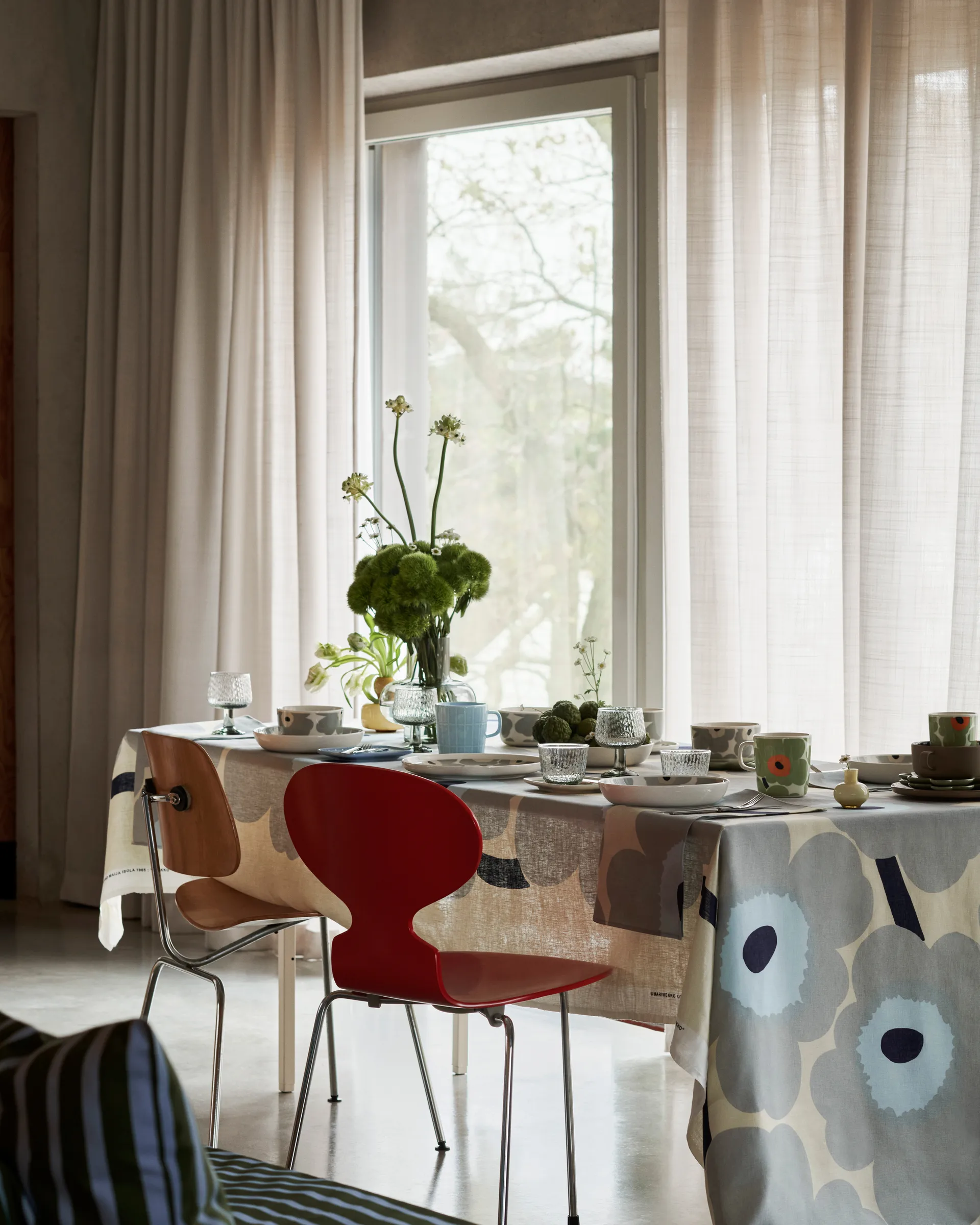 Umpu Vaso 20 cm, Misty grey Marimekko