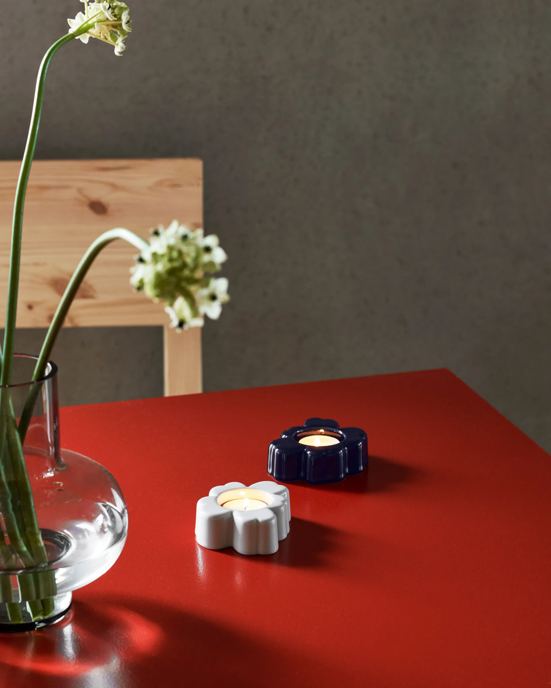 Umpu Vaso 20 cm, Misty grey Marimekko