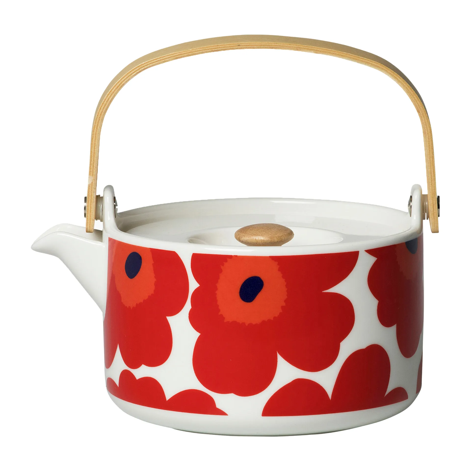 Unikko bule de chá 0,7 l, Red-white Marimekko