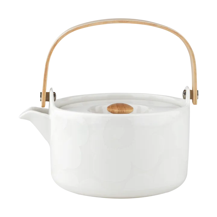 Unikko bule de chá 0,7 l - White - Marimekko