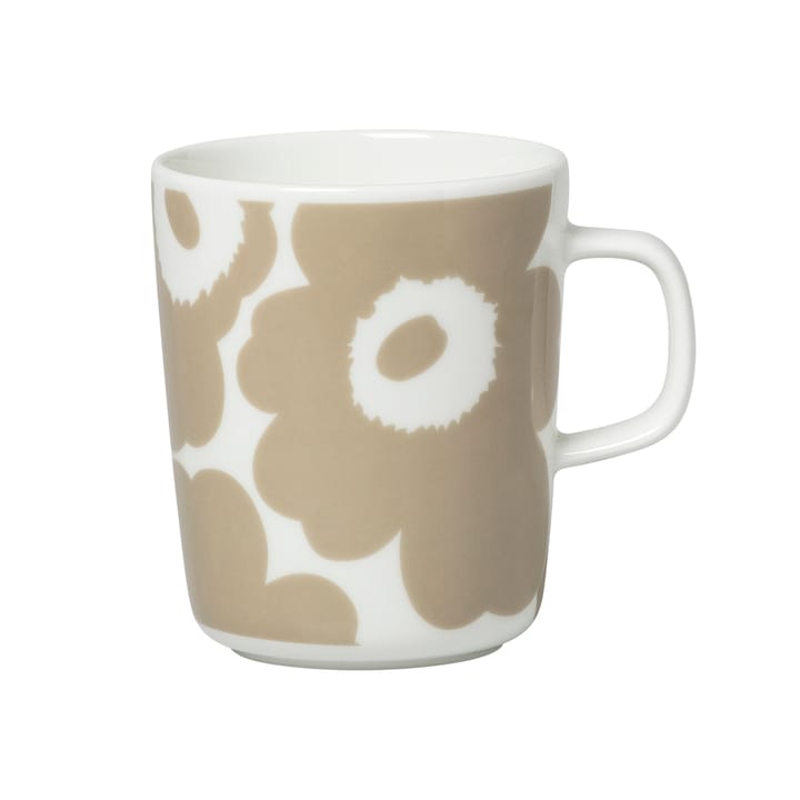 Unikko caneca 25 cl - Branco-bege - Marimekko