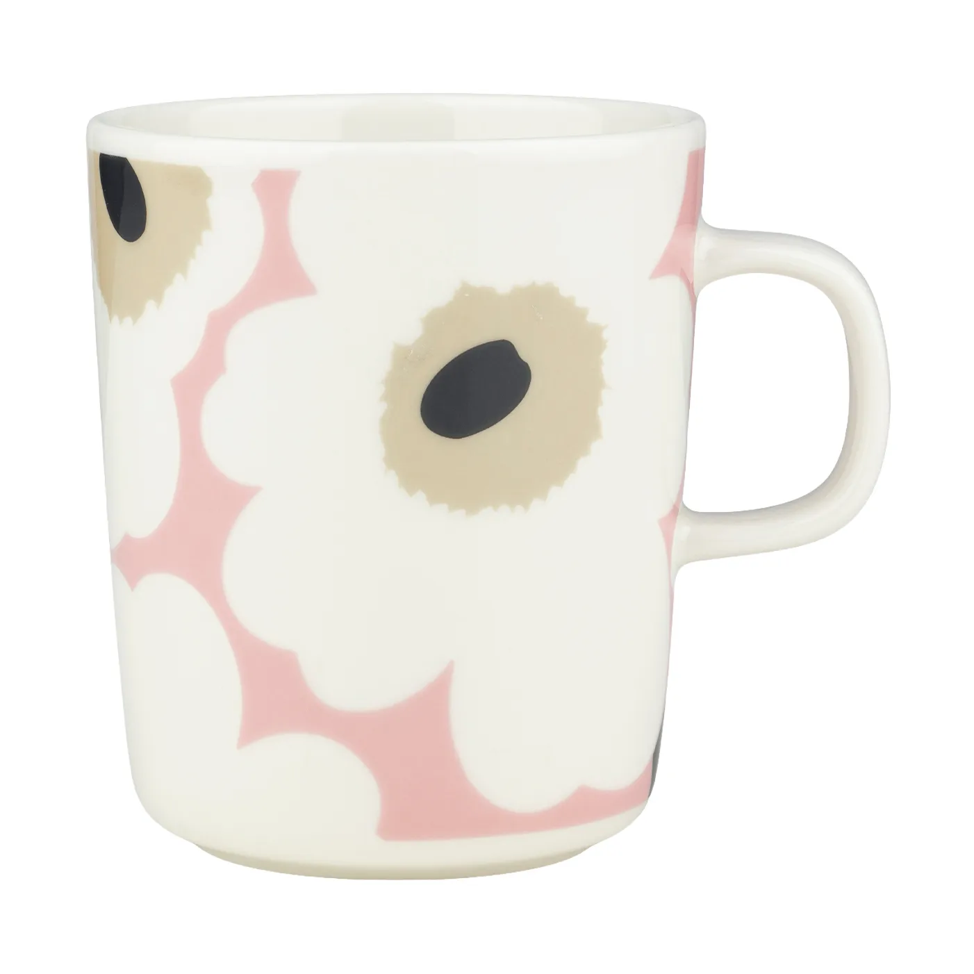 Unikko caneca 25 cl, Off white-pink-sand-charcoal Marimekko