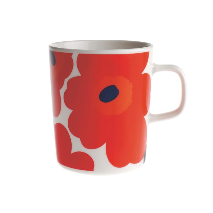 Unikko caneca 25 cl - vermelho-branco - Marimekko