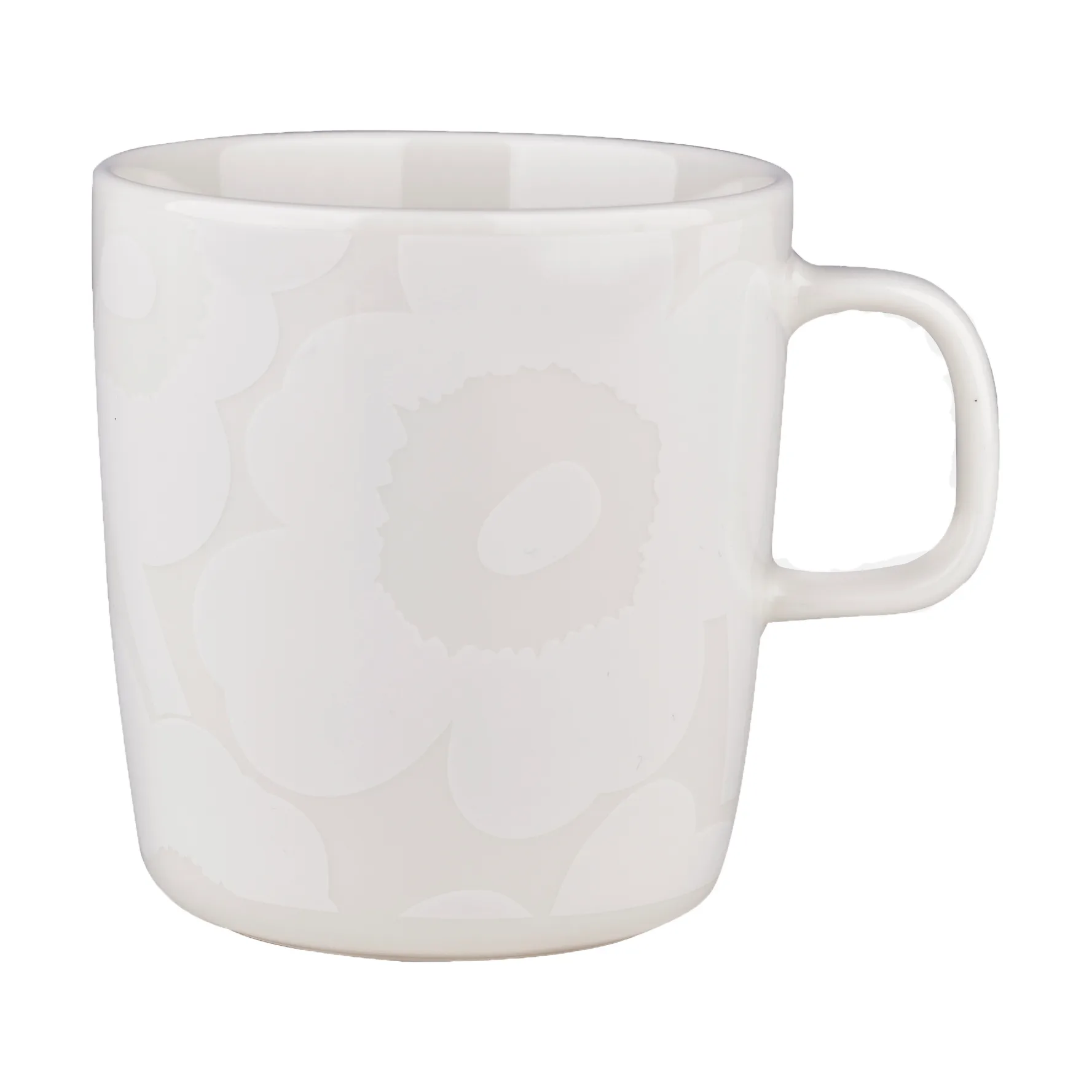 Unikko caneca 40 cl, White-off white Marimekko