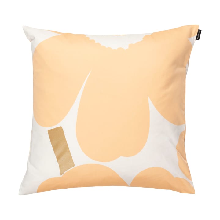 Unikko capa de almofada 50x50 cm 2 peças, White-Light pink-apricot Marimekko