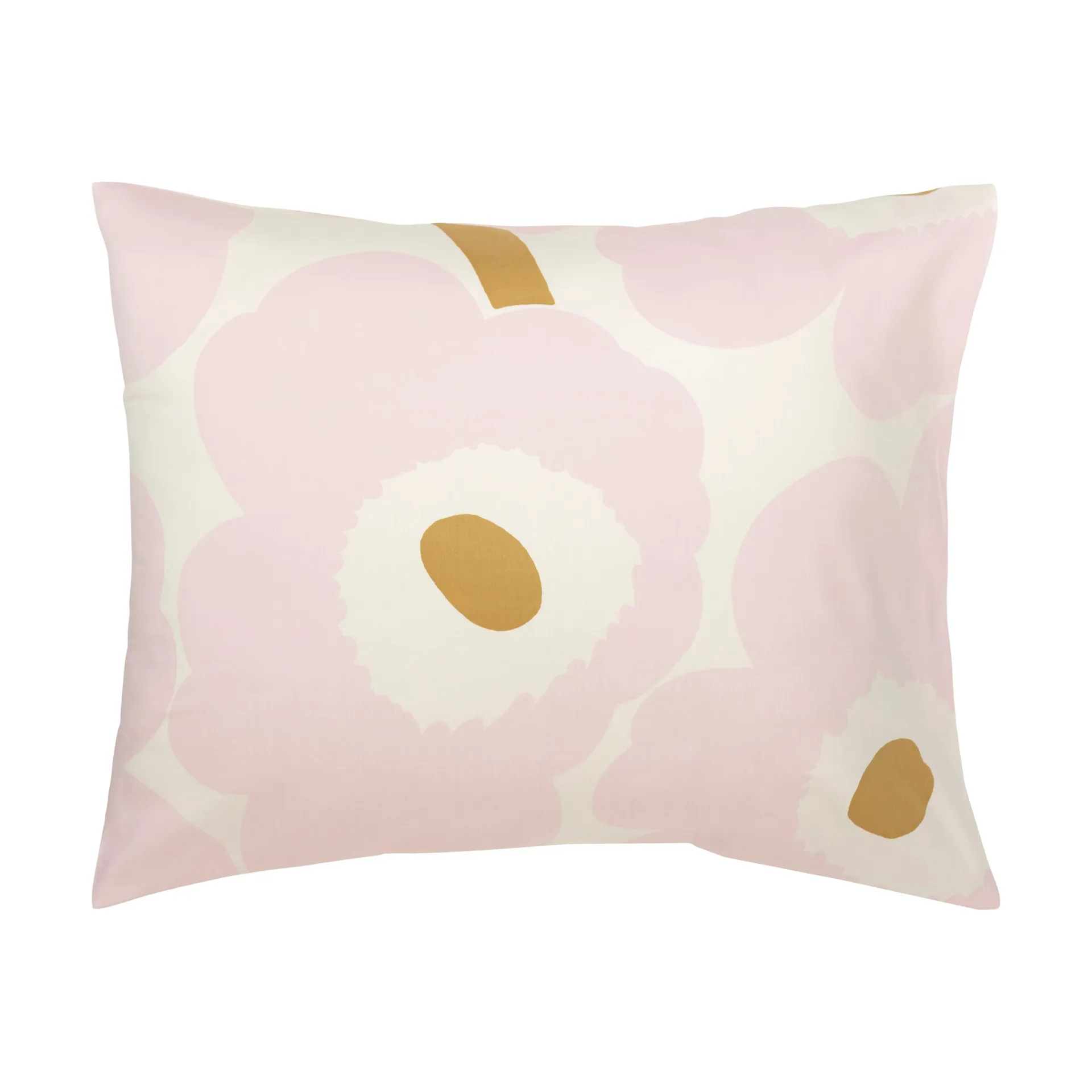 Unikko conjunto de cama 150x210 cm+50x60 cm, Branco-rosa claro-bege Marimekko