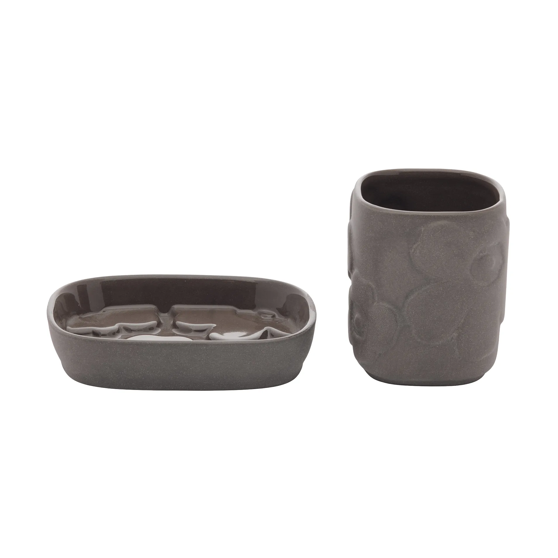 Unikko conjunto de casa de banho 2 peças, rocha voltânica Marimekko