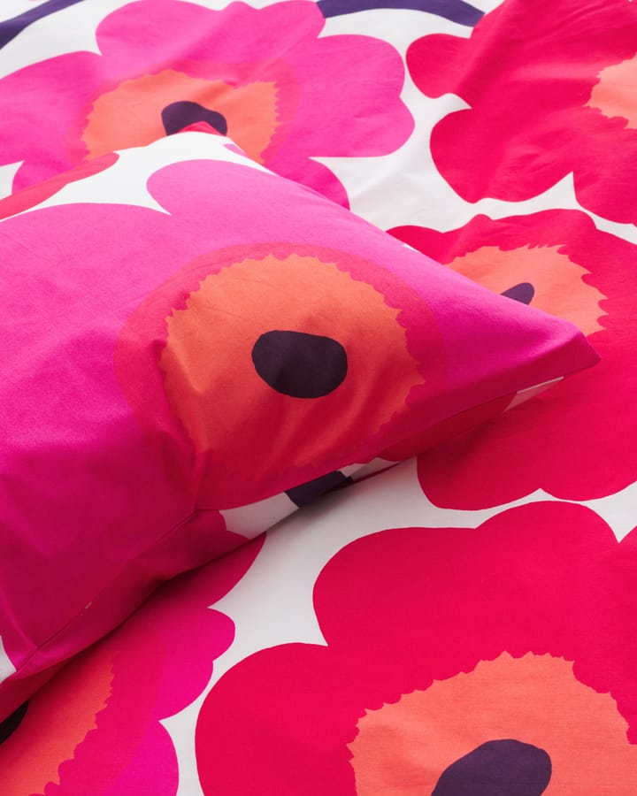 Unikko fronha 50x60 cm, Vermelho Marimekko