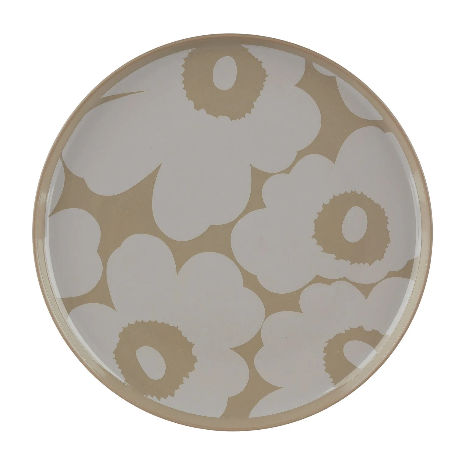 Unikko prato Ø20 cm, terra-branco Marimekko