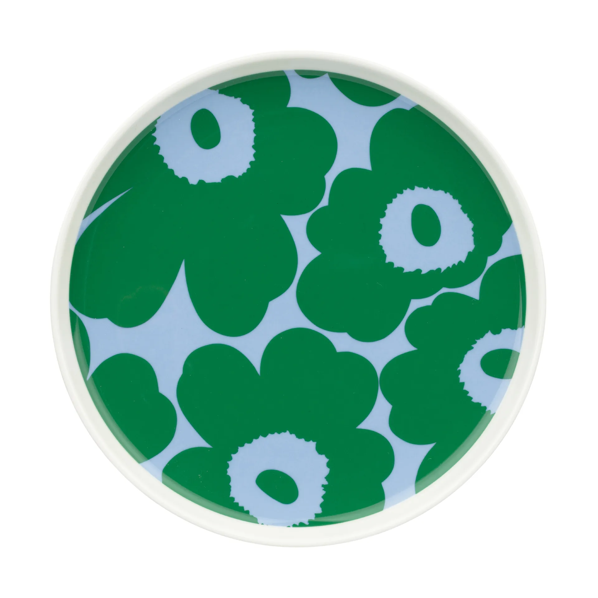 Unikko prato Ø20 cm, White-green-light blue Marimekko