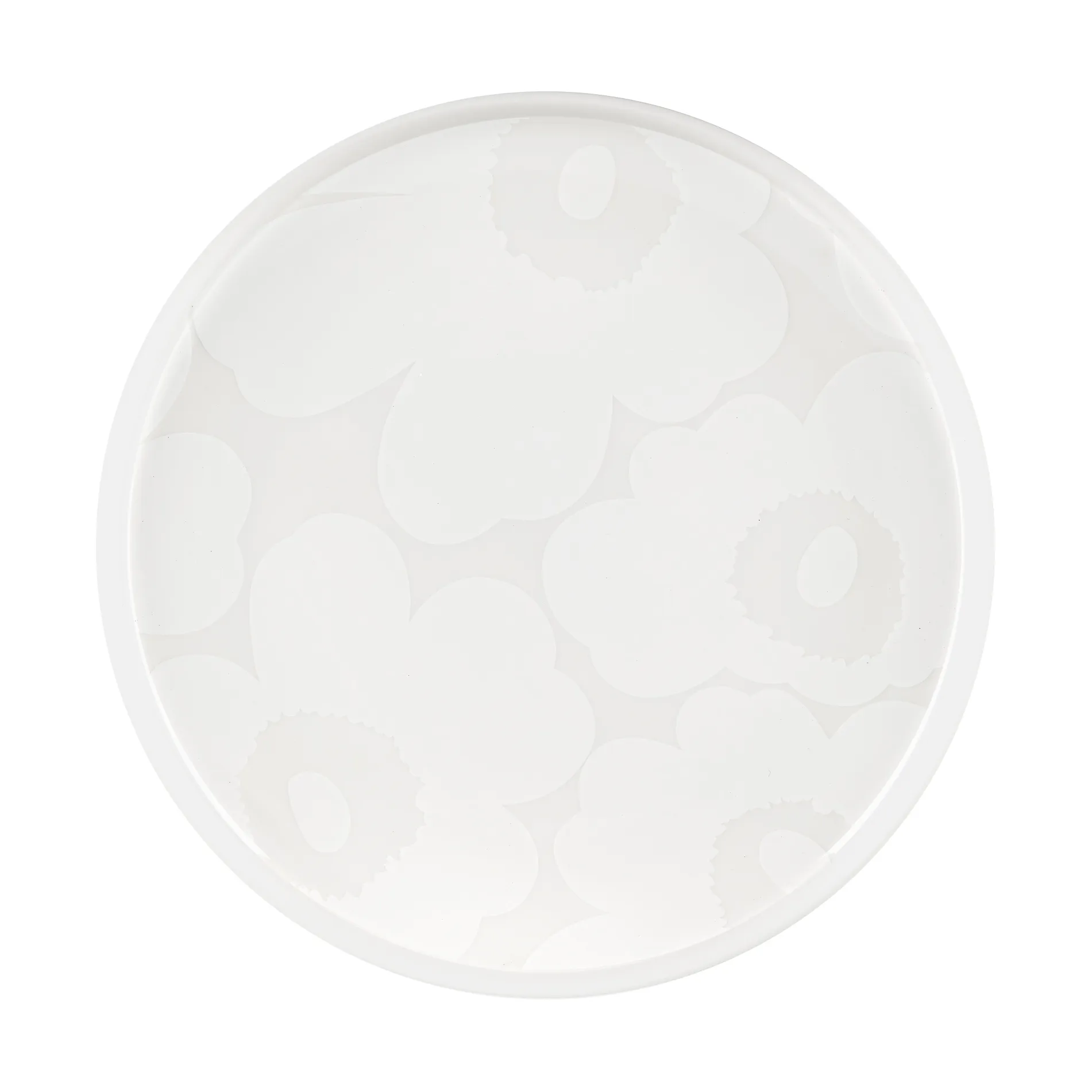Unikko prato Ø20 cm, White-off white Marimekko